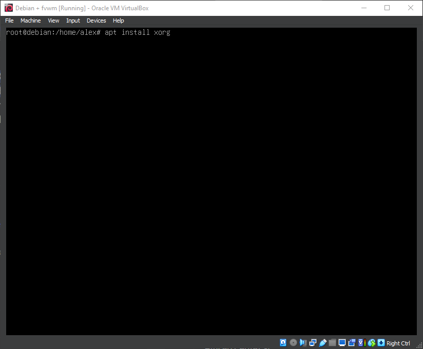 Running 'apt install icewm'